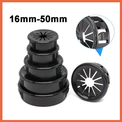 16mm-50mm Hole Cover Grommet Wire Table Cable Tidy Hole Plug Cap Computer Desk • £1.67