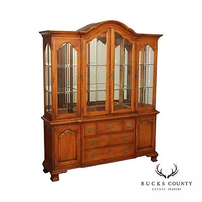 Thomasville Fisher Park Oak Vintage China Cabinet • $1895