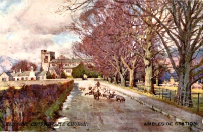 £1.50 • Buy Furness Railway Official Postcard KESWICK CROSTHWAITE CHURCH Ambleside Station