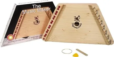 Vintage The Music Maker Musical Lap Harp Zither Instrument In Original Box • $44.99