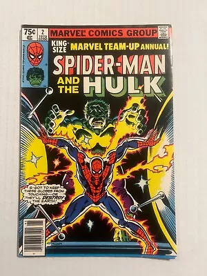 Marvel Team-up Annual #2 Spider-man And The Hulk Al Milgrom Cover Art 1979 • $10
