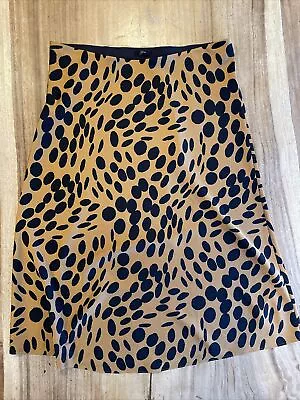 J.CREW Women’s Leopard Print Pull-On Midi Skirt Size XL • $19