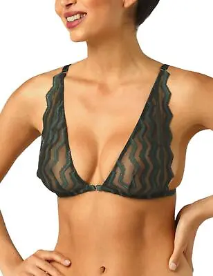 Muse By Coco De Mer Margot Bra MAR-004-09 Sexy Womens High Apex Triangle Bras • £17.50