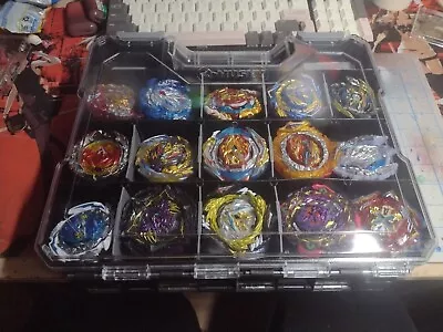 Beyblade Display Carrying Case DOUBLE SIDED HEAVY DUTY 34 Slots! New FREE SHIP • $39.99