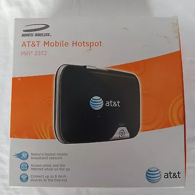 Novatel Mifi 2372 At&t Wireless Mobile Hotspot Broadband Modem W/power Supply  • $27.99