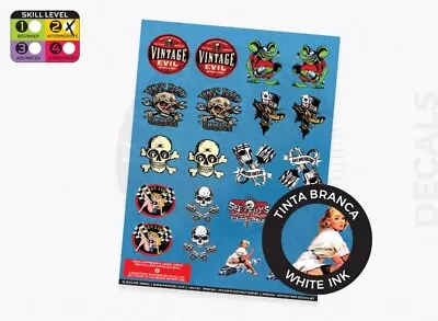 MM01314 - Hot/Rat Rod Decals #2 - 1:24/1:25 • $6.50