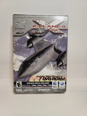 $18.99 • Buy X-Plane 8 MAC DVD Pilot Space Shuttle Mars, Fly Combat Flight Simulation Game