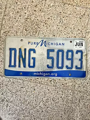 Michigan License Plate DNG 5093 • $12.99