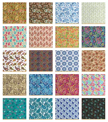 Ambesonne Paisley Fabric By The Yard Decorative Upholstery Home Accents • $31.99