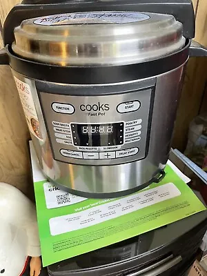 Instant Pot Duo 7-in-1 Electric Pressure Cooker - Stainless Steel/Black 8Qt... • $35