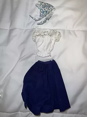 I Love Lucy Barbie Wine Grape Stomping Outfit Incomplete Peasant Gown Dress • $15