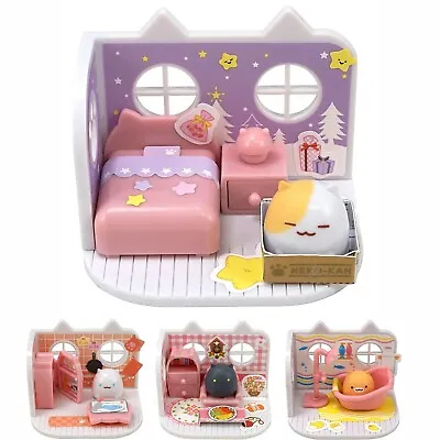 Shokugan Japanese Miniature Dollhouse Cat House Bathtub Bed Chair Figure  • $8.99