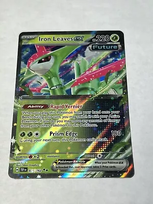 Pokemon TCG Iron Leaves Ex 025/162 Full Art Temporal Forces LP • $1.25