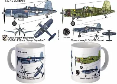 F4U Corsair Pappy Boyington Black Sheep Mug • $15.99