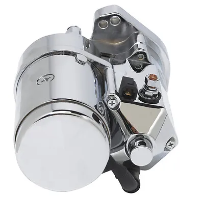 $202.09 • Buy Ultima Chrome 2.4kw Top Post Heavy Duty Starter For Harley Big Twin 1989-2006