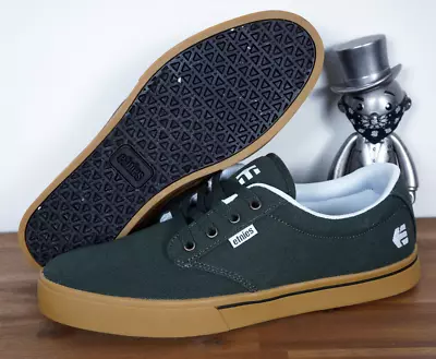 Etnies Skateboard Footwear Skate Shoes Shoes Jameson 2 Eco Green White Gum 9/42 • $61.26