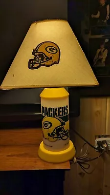 Nfl Green Bay Packers Vintage Bar Bedroom Lamp  Nightlight   (  1994 ) • $34.99