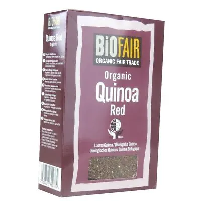 Bio Fair Organic Fairtrade Red Quinoa Grain 500g • £8.80