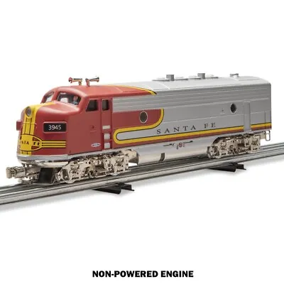 Menards O Gauge NON-POWERED Santa Fe F3 Diesel Dummy Locomotive - WAR BONNET • $159.99