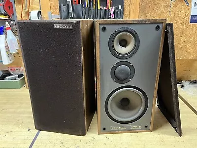$99.99 • Buy Vintage RARE Scott 177Bl Speakers Hi-fi Tested Working