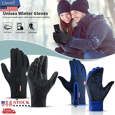 Thermal Windproof Waterproof Winter Gloves Touch Screen Warm Mittens Men Women • $15.25