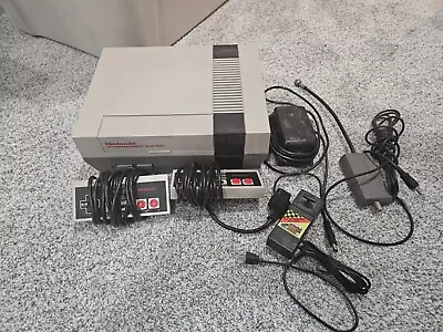 Classic Nintendo Console With Cables Controllers And Game Lot • $150