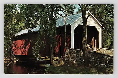 Postcard 1969 PA Covered Bridge Scenic Road View Mifflinburg Pennsylvania • $7.95