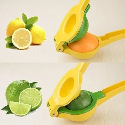 Lemon & Lime Squeezer Juice Extractor Handheld Pulp & Seed Separator Easy To Use • £6.49