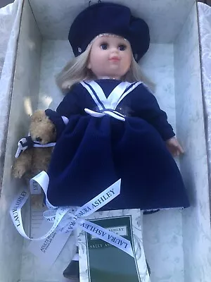 Mattel Laura Ashley-Collectible Doll- Sally & Teddy Bear-1994-Brand New  • $30