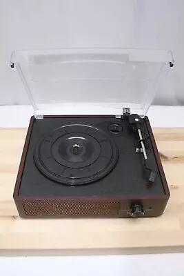 Bluetooth Turntable Vinyl Record Player With Speakers 3 Speed Belt Driven RCA • $29.99