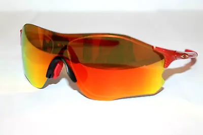 Oakley EVZERO PATH ASIA FIT Sunglasses OO9313-08 Gold Fingerprint / Fire Iridium • $119.99