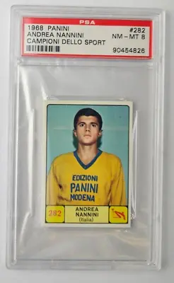 1968 Panini Campioni Dello Sport #282 ANDREA NANNINI Volleyball PSA 8 NM-MT • $35