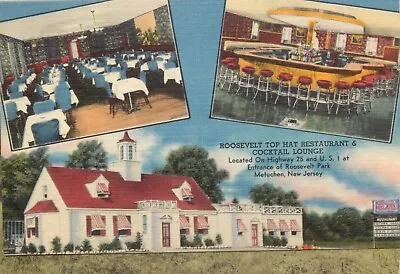 A View Of The Roosevelt Top Hat Restaurant Metuchen New Jersey NJ  • $12.95