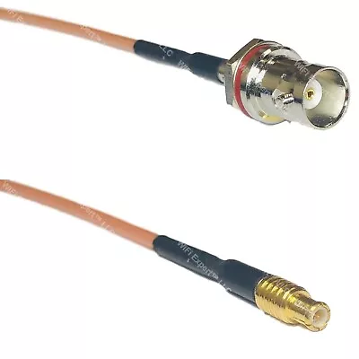 RG316 BNC FEMALE SM BULKHEAD To MCX MALE RF Cable Rapid-SHIP LOT • $11.99