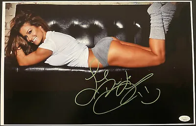 BROOKE TESSMACHER Signed Autographed 11x17 Photo TNA Wrestling JSA SS46796 • $99.95