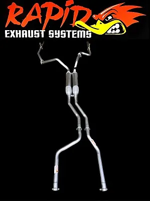 Holden HQ HJ HZ HX WB 1 TONNER 2 INCH DUAL EXHAUST SYSTEM FROM EXTRACTORS  • $700