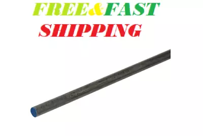 1/2 In. X 36 In. Plain Steel Round Rod | Tube Everbilt Free Shipping • $12.95