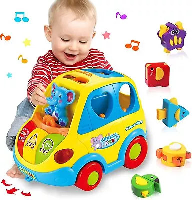 Baby Toys For 1 Years Old (Boys Girls) Crawling Car Shape Sort Toys 6 • £23.49