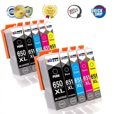 20x New Chip Ink Cartridges PGI650 XL CLI651 XL For Canon Pixma MG5660 MG6660 • $25.92