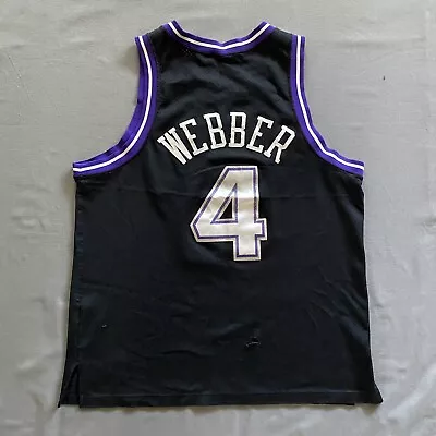 VTG 2000s Nike Chris Webber Sacramento Kings Jersey Mens XL Black NBA Used • $29.85