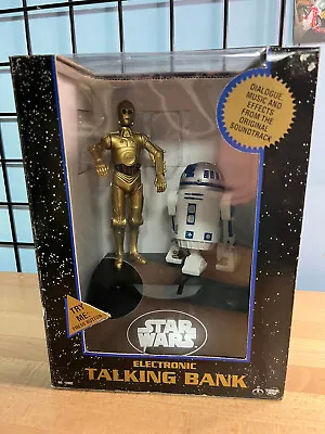 1995 Star Wars Electronic Talking Bank C3PO & R2D2  8b2 • $39.99