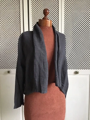 £22.99 • Buy CREA Concept Grey Linen Jacket, Size 38/S