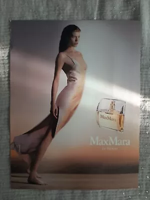 Perfume Paper Advertising. 2004 Ad Max Mara Perfume • £1.54