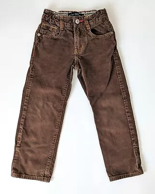 Mini Boden Boys Pants Size 5Y Brown Corduroy Adjustable Waist  • $14.99