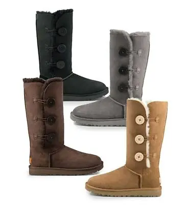 UGG Australia Bailey Button Triplet (Sheepskin Lining Light Wt. 3 Colors) • £202.07