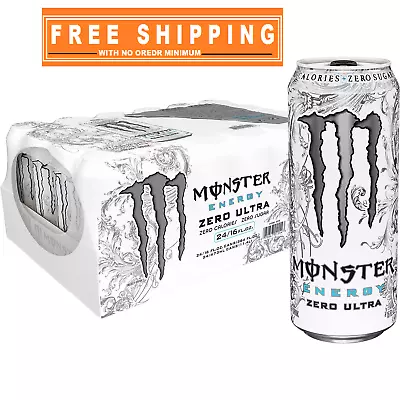 Monster Energy Zero Ultra (16 Fl. Oz. 24 Pk.) • $52.98