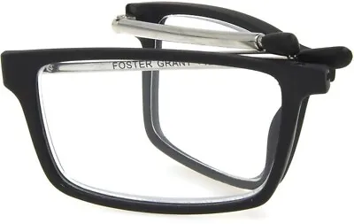 Foster Grant TO GO Folding Micro-Readers W Protective Case FGTRTG04 BLK +1.50 • $16.99