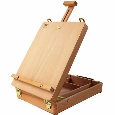 $28.99 • Buy French Style Portable Sketch Box/Table Top/Display Wood Art Artist Painter Easel
