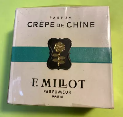 Crepe De Chine Perfume Splash 1/6 Oz. By F. Millot. Vintage NIP • $89.99