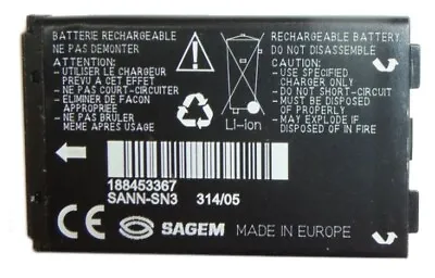 Original Battery SAGEM 188453367 * MYX4 MYX-4 MYX-4T * 1000mAh • £7.99